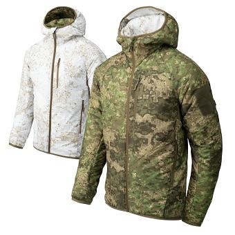 Куртка «WOLFHOUND Reversible» Helikon-Tex, цвет Wildwood/Snowdrift ОПТ фото 1