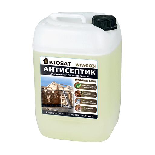 Бесцветный антисептик для помещений и конструкций под навесом Biosat Foris, 5 кг, опт фото 1
