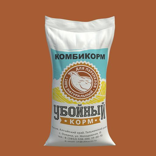 Полнорационный комбикорм для перепелов «УБОЙНЫЙ КОРМ» фото 1