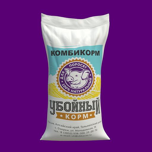Полнорационный комбикорм для поросят «УБОЙНЫЙ КОРМ» фото 1