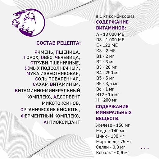 Полнорационный комбикорм для свиней «УБОЙНЫЙ КОРМ» фото 2