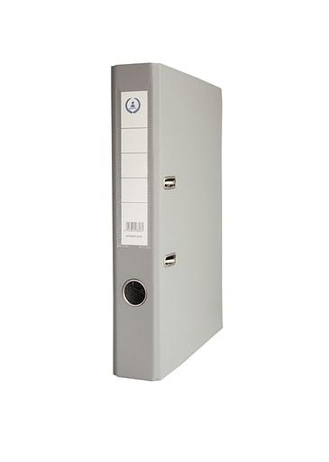 Папка-регистратор «Консул» серия Эксперт, 50 мм с металлическим уголком и кармашком со сменным вкладышем, серая, опт фото 1