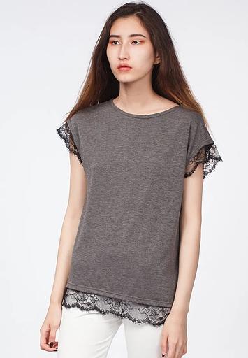 Футболка Crystal Travel «T-shirt pizzo al acciaio» ОПТ фото 1