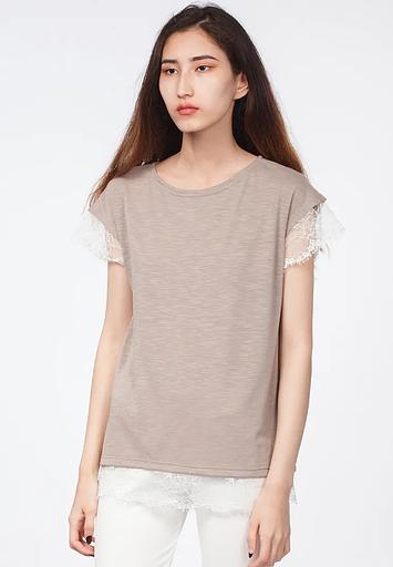 Футболка Crystal Travel «T-shirt pizzo al corda» ОПТ фото 1