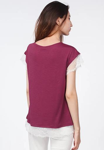 Футболка Crystal Travel «T-shirt pizzo al bordo» ОПТ фото 3