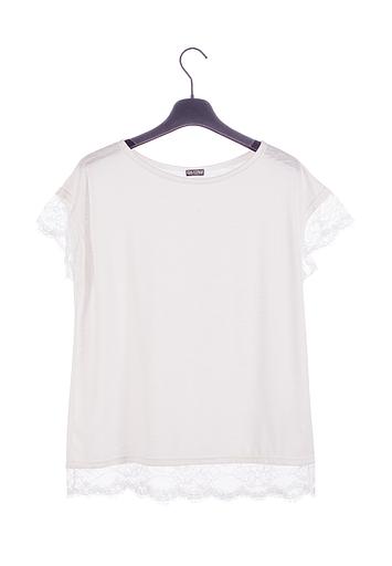 Футболка Crystal Travel «T-shirt pizzo ss latte» ОПТ фото 1