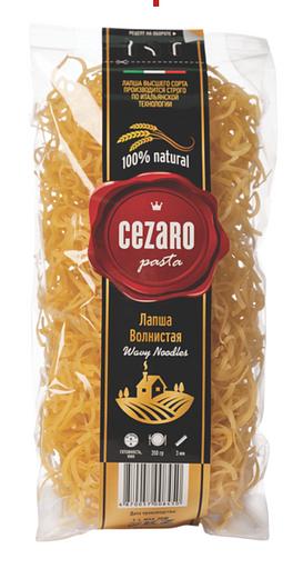 Лапша «Волнистая» Cezaro 350 г фото 1
