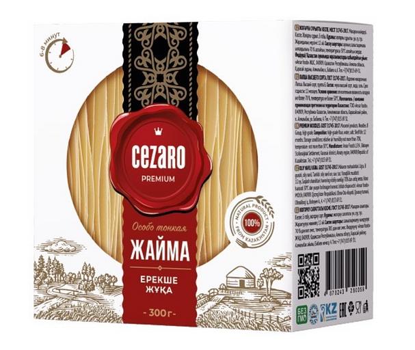 Лапша «Жайма» особо тонкая Cezaro 300 г фото 1