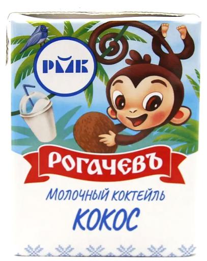Молочный коктейль «Кокос» Рогачевъ, 2,5 %, 200 гр, опт фото 2