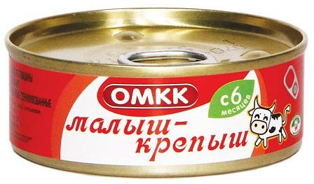 Детское питание Малыш-крепыш (говядина), ОМКК, 100 гр, опт фото 1