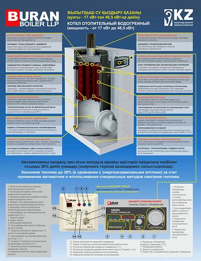 Отопительный котел Buran Boiler BB-350 FA жидкотопливный 41 кВт фото 4