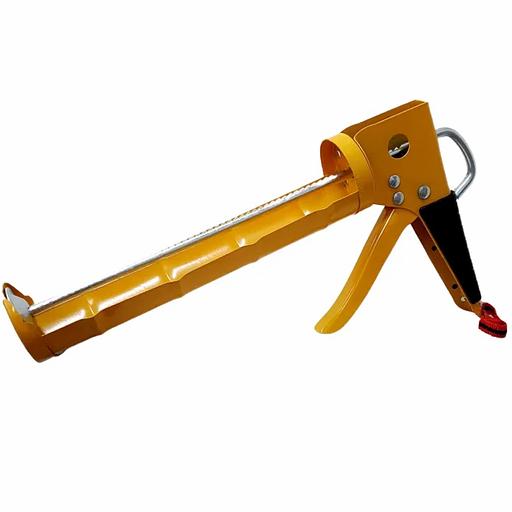 Пистолет для герметика полуоткрытый, туба металлическая фото 1