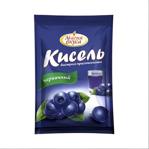 Кисель со вкусом черники 900 гр ОПТ фото 1