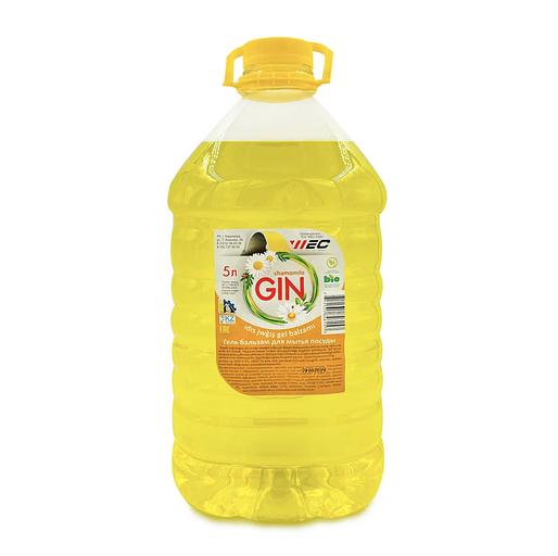 Гель для мытья посуды Gin с экстрактом ромашки 5 л, опт фото 1