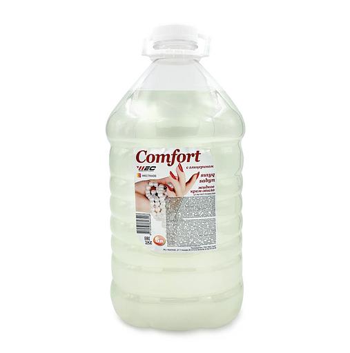 Жидкое мыло для рук и тела Comfort с глицерином 5 л, опт фото 1