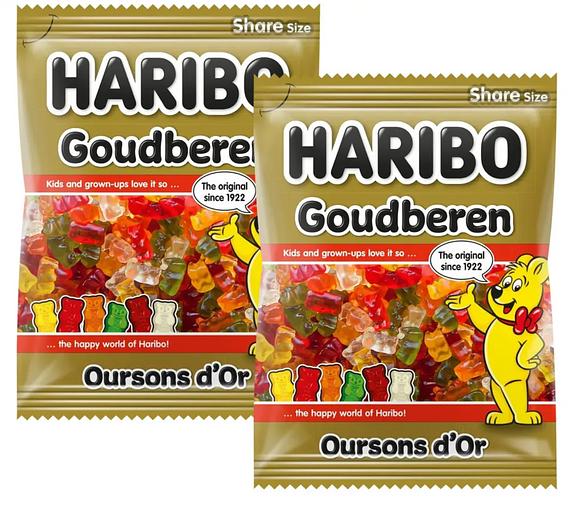 Жевательный мармелад Haribo «Gold Bears» 2×100 г ОПТ фото 1