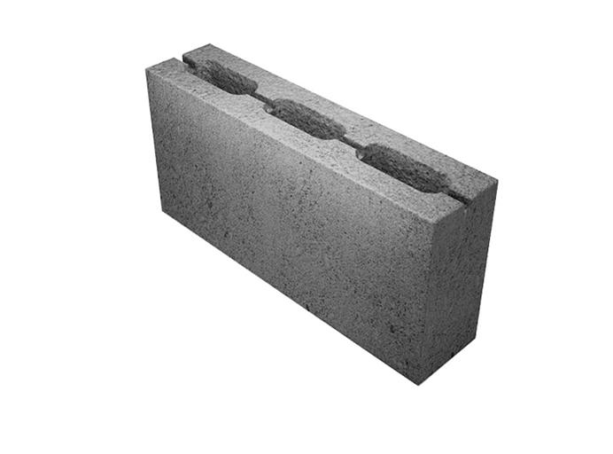 Пескоблок Арцах СКЦ-2 перегородка серый 390×120×188 мм ОПТ фото 1