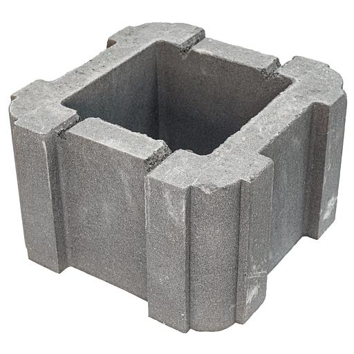 Столбовой камень Арцах серый 320×320×188 мм ОПТ фото 1