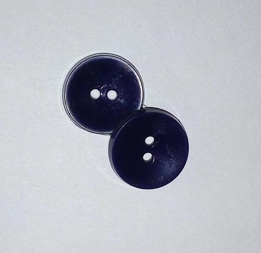 Пуговицы прокольные пластмассовые 14-15 мм круглые вогнутые 1000 шт ОПТ фото 1