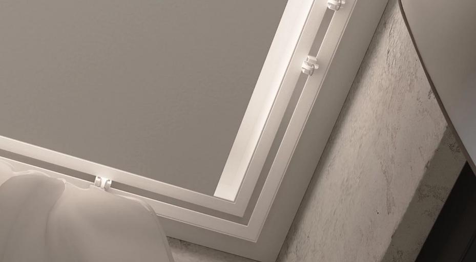 Ниша для штор FerGipps из БК 100 с уголком ОПТ фото 4