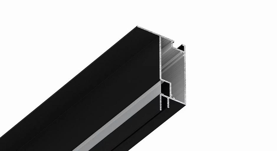 Теневой профиль FerGipps БП 80 черный ОПТ фото 1