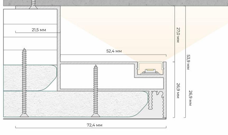 ПрофильТВ-остров FerGipps ТВ 50 черный ОПТ фото 2