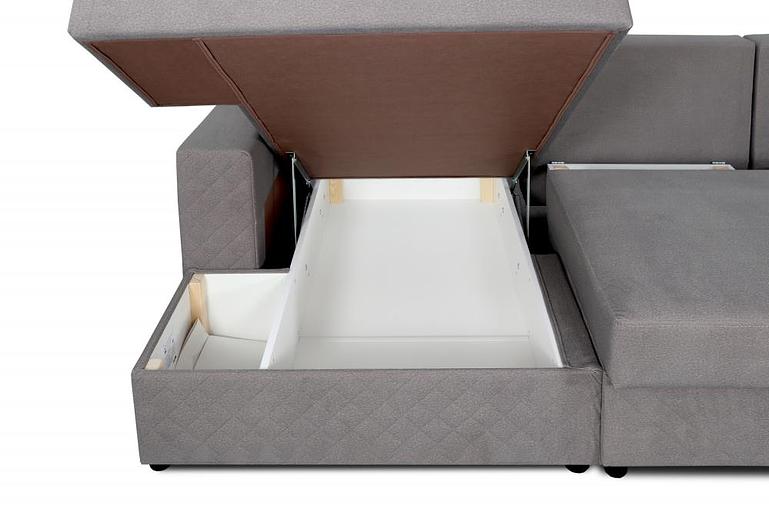 Cornered couch Neapol 2 Standard, Aura is dark beige фото 6