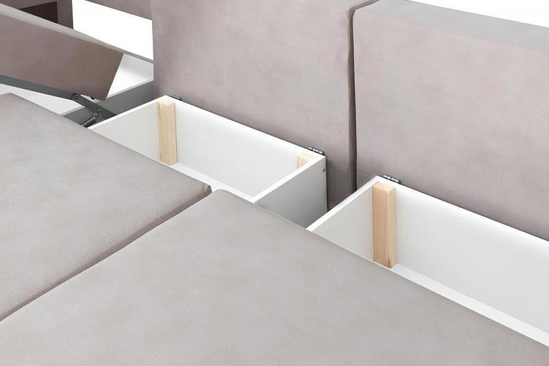 Угловой диван «Неаполь 2» СТАНДАРТ, Бруно бежевый фото 6