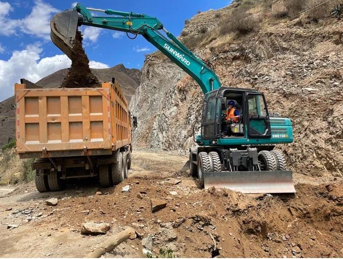 Экскаватор Sunward «SWE150W» колесный фото 4