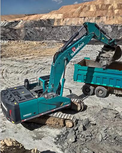 Экскаватор Sunward «SWE600F» карьерный фото 2