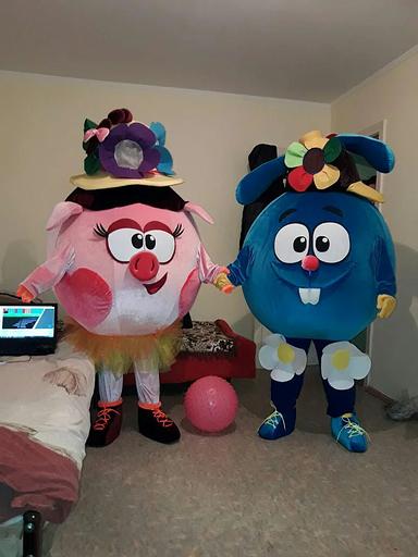 Услуга изготовления ростовой куклы «Смешарик» фото 1