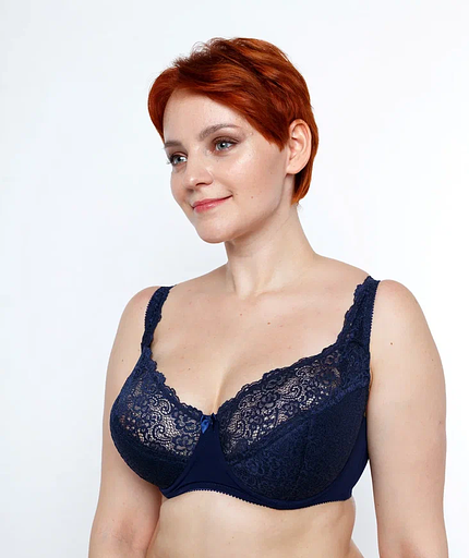 Бюстгальтер АйЛайк модель № 9000 цвет темно-синий ОПТ фото 1