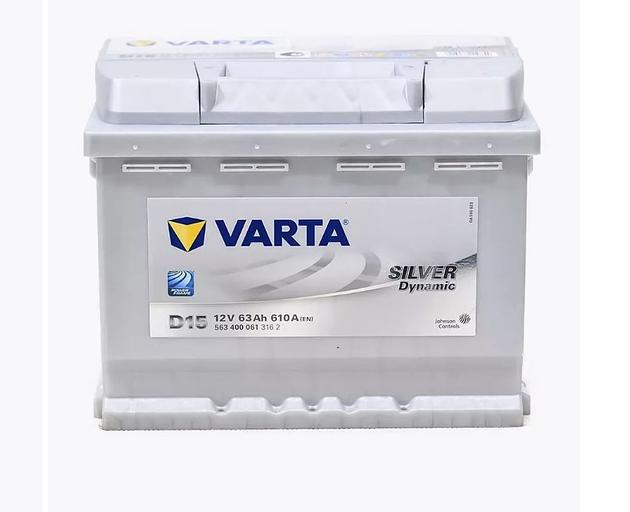 Аккумулятор Varta «Silver Dynamic» (D15) 63 Ач обратная полярность фото 1