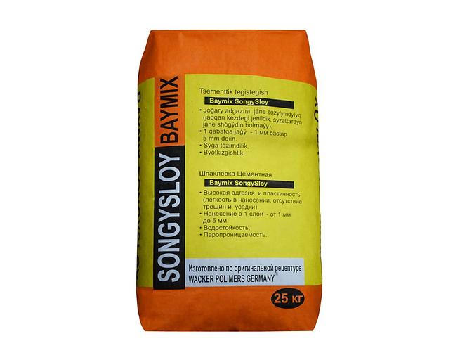 Шпаклёвка фасадная (на сером цементе) «SongySloy», 25 кг ОПТ фото 1