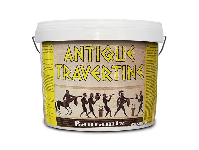 Декоративная штукатурка «Travertine» античная, цвет Travertin кирпичный, 25 кг ОПТ фото 1