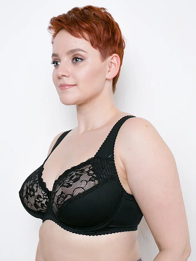 Бюстгальтер АйЛайк модель № 028 цвет черный ОПТ фото 2