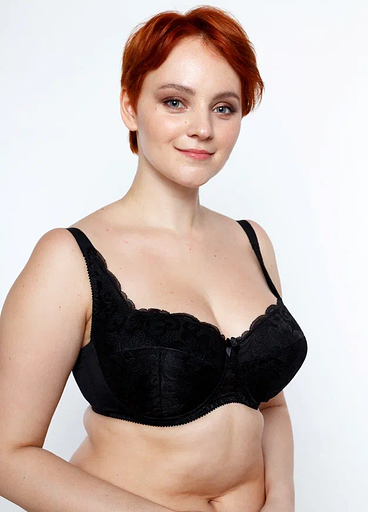 Бюстгальтер АйЛайк модель «Балконет» № 0167 цвет черный ОПТ фото 2