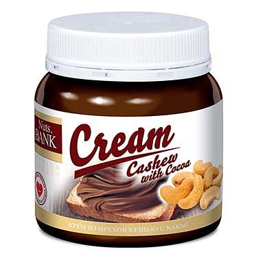 Крем-паста Nuts Bank из орехов кешью с какао 250 г ОПТ фото 1