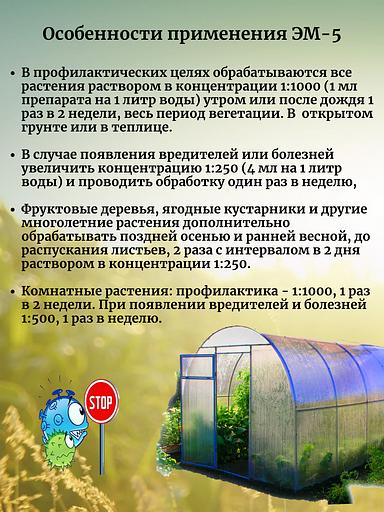Биорегулятор болезни и вредителей ЭМ-5, 0,25, опт фото 4