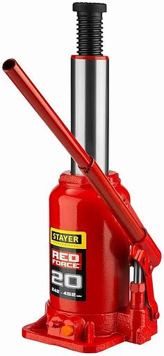 Домкрат Stayer «43160-20_z01» Red Force гидравлический бутылочный ОПТ фото 3