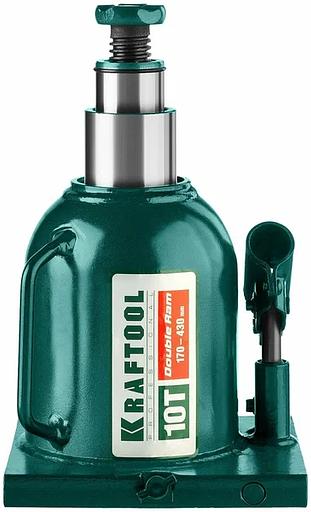 Домкрат Kraftool «43463-10» Double Ram гидравлический бутылочный ОПТ фото 3