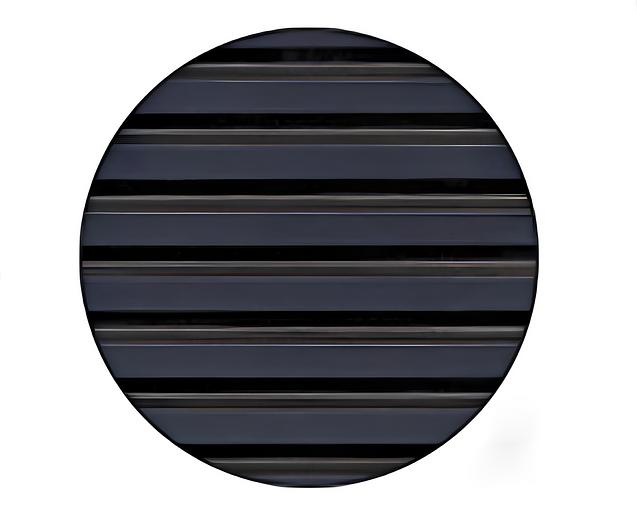 Напольное покрытие Sunstep «Средний рубчик» резиновое рифленое черное 1,5 м фото 1