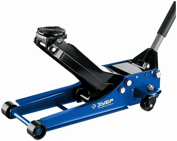 Домкрат Зубр «43051-3_z01» Х85 гидравлический подкатной ОПТ фото 3