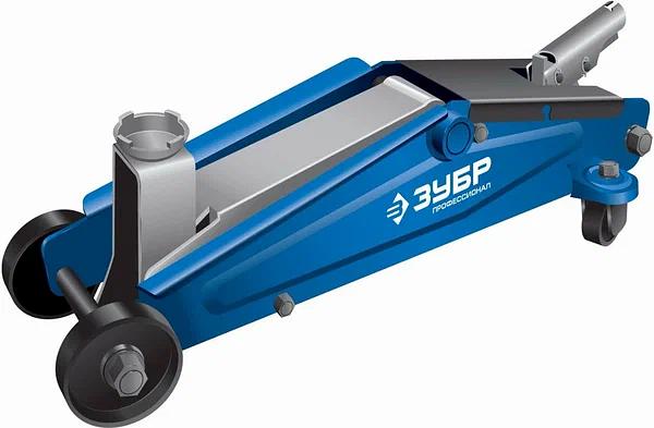 Домкрат Зубр «43052-3_z01» Т70 гидравлический подкатной ОПТ фото 4