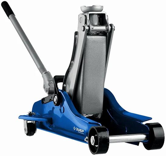 Домкрат Зубр «43057-2.5» Т65 гидравлический подкатной ОПТ фото 3