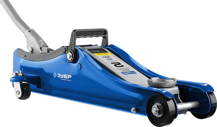 Домкрат Зубр «43058-2» Т55 гидравлический подкатной ОПТ фото 5