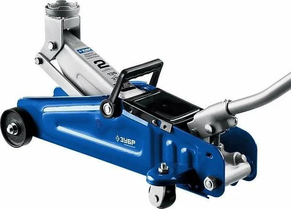 Домкрат Зубр «43056-2-К» Т35 гидравлический подкатной в кейсе ОПТ фото 5