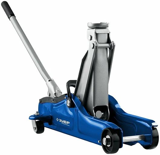 Домкрат Зубр «43056-2-К» Т35 гидравлический подкатной в кейсе ОПТ фото 7