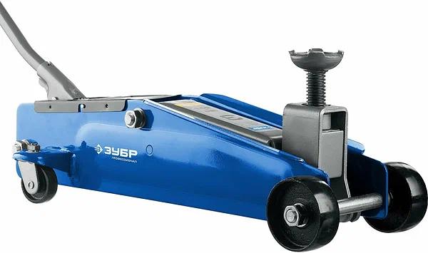 Домкрат Зубр «43055-3-K» Т77 гидравлический подкатной в кейсе ОПТ фото 6