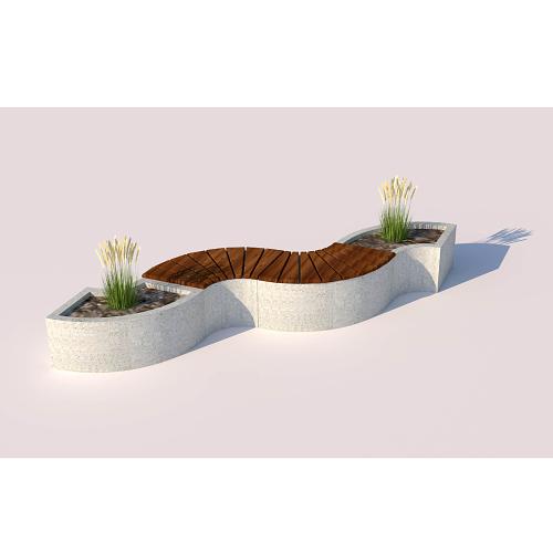 Скамейка «Трансформер Х4» из камня ОПТ фото 1